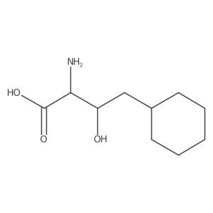 2-Amino-4-cyclohexyl-3-hydroxybutanoic acid结构式
