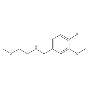 [(4-Fluoro-3-methoxyphenyl)methyl](2-methoxyethyl)amine Structure