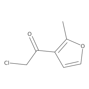 2-Chloro-1-(2-methylfuran-3-yl)ethan-1-one Structure