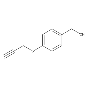 [4-(Prop-2-yn-1-ylsulfanyl)phenyl]methanol结构式