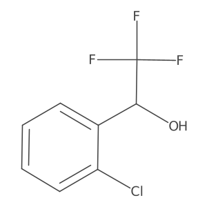 (1S)-1-(2-chlorophenyl)-2,2,2-trifluoroethanol结构式