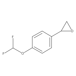 (2R)-2-[4-(difluoromethoxy)phenyl]oxirane结构式