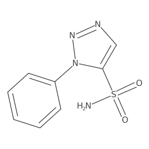 1-phenyl-1H-1,2,3-triazole-5-sulfonamide结构式