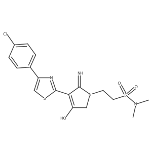 C17H19ClN4O3S2结构式