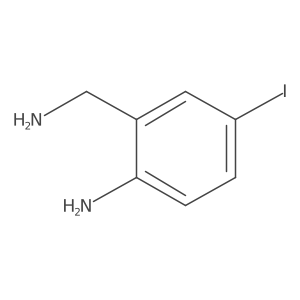 2-(Aminomethyl)-4-iodoaniline结构式