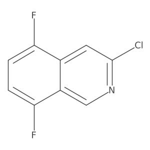 3-Chloro-5,8-difluoroisoquinoline Structure