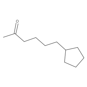 6-Cyclopentylhexan-2-one Structure