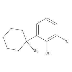 2-(1-Aminocyclohexyl)-6-chlorophenol Structure