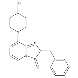 8-(4-Aminopiperidin-1-yl)-2-benzyl-[1,2,4]triazolo[4,3-a]pyrazin-3(2H)-one Structure