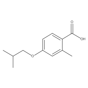4-Isobutoxy-2-methylbenzoic acid结构式