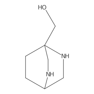 2,5-Diazabicyclo[2.2.2]octan-1-ylmethanol结构式