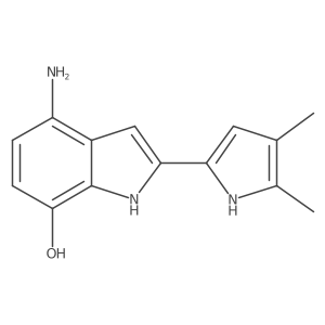 1H-Indol-7-ol, 4-amino-2-(4,5-dimethyl-1H-pyrrol-2-yl)-结构式