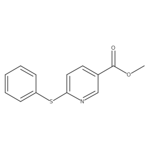 Methyl 6-(Phenylthio)nicotinate Structure