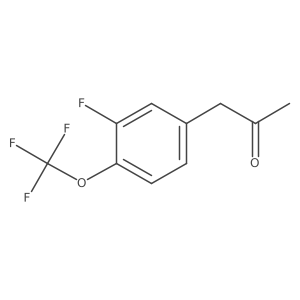1-(3-Fluoro-4-(trifluoromethoxy)phenyl)propan-2-one结构式