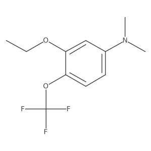 1-Dimethylamino-3-ethoxy-4-(trifluoromethoxy)benzene Structure