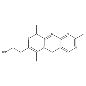 5,10-Dihydro-2,7,10-trimethylpyrimido[4a(2),5a(2):4,5]pyrimido[2,1-c][1,4]thiazine-8-ethanol Structure