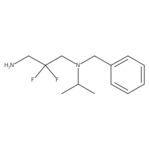 (3-Amino-2,2-difluoropropyl)(benzyl)(propan-2-yl)amine Structure