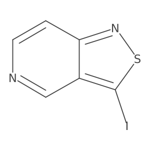 3-Iodoisothiazolo[4,3-c]pyridine结构式