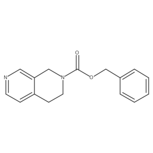 Benzyl 3,4-dihydro-2,7-naphthyridine-2(1H)-carboxylate Structure
