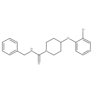 N-benzyl-4-((3-chloropyridin-4-yl)oxy)piperidine-1-carboxamide Structure