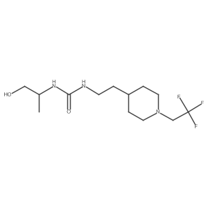Urea, N-(2-hydroxy-1-methylethyl)-Na(2)-[2-[1-(2,2,2-trifluoroethyl)-4-piperidinyl]ethyl]-结构式