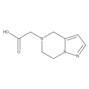 2-(6,7-dihydro-4H-pyrazolo[1,5-a]pyrazin-5-yl)acetic acid Structure