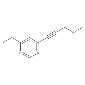 4-Ethyl-6-(3-methoxyprop-1-yn-1-yl)pyrimidine结构式