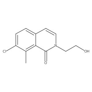 7-Chloro-2-(2-hydroxyethyl)-8-methylisoquinolin-1(2H)-one Structure