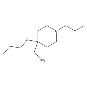 (4-Propoxy-1-propylpiperidin-4-yl)methanamine Structure