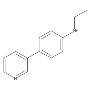 N-ethyl-4-(pyridin-3-yl)aniline结构式