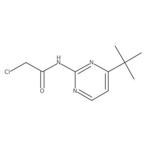 N-(4-tert-butylpyrimidin-2-yl)-2-chloroacetamide Structure