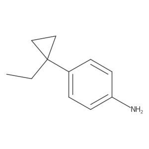 4-(1-Ethylcyclopropyl)aniline结构式