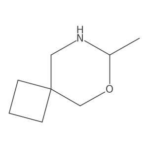7-Methyl-6-oxa-8-azaspiro[3.5]nonane结构式