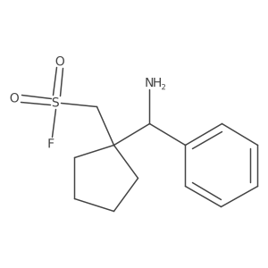 {1-[Amino(phenyl)methyl]cyclopentyl}methanesulfonyl fluoride结构式