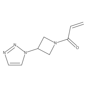 1-[3-(Triazol-1-yl)azetidin-1-yl]prop-2-en-1-one Structure