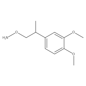 O-[2-(3,4-dimethoxyphenyl)propyl]hydroxylamine Structure