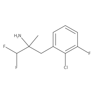3-(2-Chloro-3-fluorophenyl)-1,1-difluoro-2-methylpropan-2-amine Structure