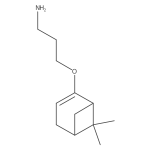 3-({6,6-Dimethylbicyclo[3.1.1]hept-2-en-2-yl}oxy)propan-1-amine Structure