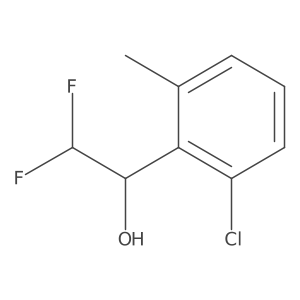 1-(2-Chloro-6-methylphenyl)-2,2-difluoroethan-1-ol Structure