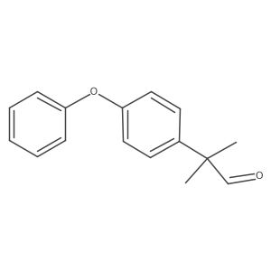 2-Methyl-2-(4-phenoxyphenyl)propanal Structure
