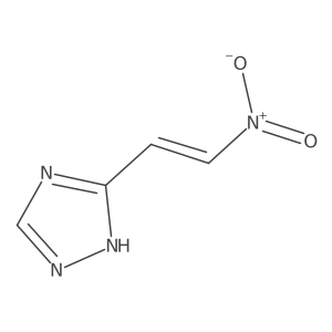 3-(2-nitroethenyl)-1H-1,2,4-triazole结构式