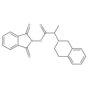 1,3-dioxo-2,3-dihydro-1H-isoindol-2-yl 2-(1,2,3,4-tetrahydroisoquinolin-2-yl)propanoate结构式