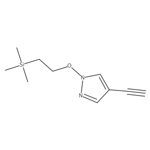 4-Ethynyl-1-(2-trimethylsilanylethoxy)-1H-pyrazole Structure