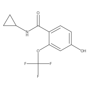 N-Cyclopropyl-4-hydroxy-2-trifluoromethoxy-benzamide Structure