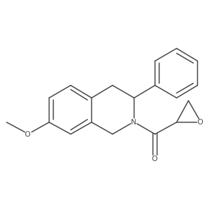 7-Methoxy-2-(oxirane-2-carbonyl)-3-phenyl-1,2,3,4-tetrahydroisoquinoline Structure