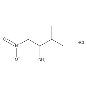 3-Methyl-1-nitrobutan-2-amine;hydrochloride Structure