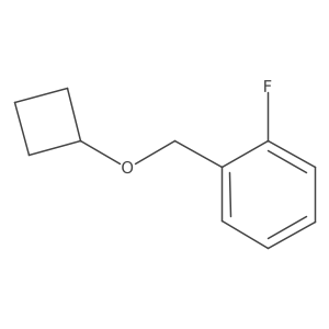 1-(Cyclobutoxymethyl)-2-fluorobenzene结构式