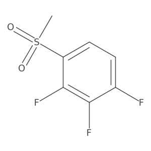 1,2,3-Trifluoro-4-(methylsulfonyl)benzene结构式