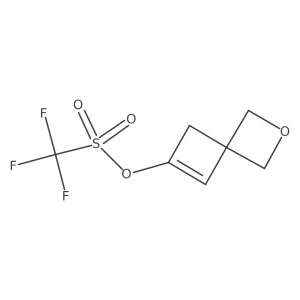 2-Oxaspiro[3.3]hept-5-en-6-yl trifluoromethanesulfonate Structure