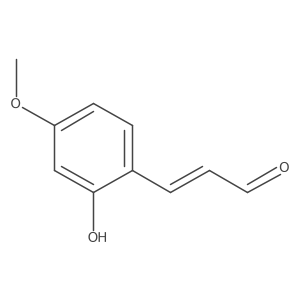 3-(2-Hydroxy-4-methoxyphenyl)prop-2-enal结构式